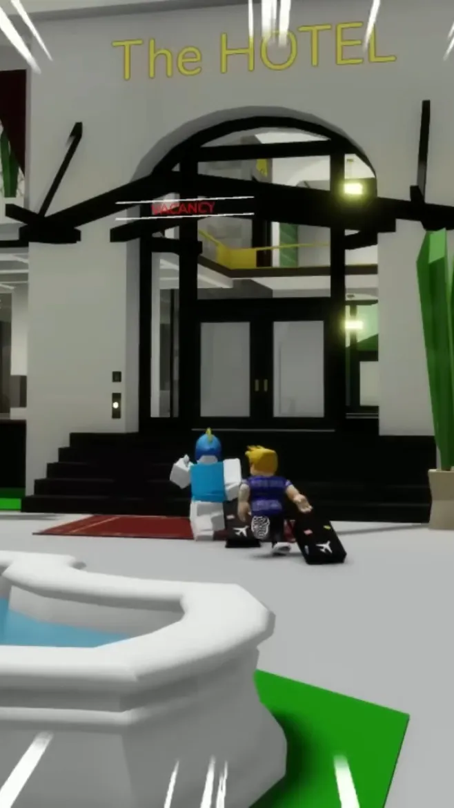 ai character: Hotel ￼ background