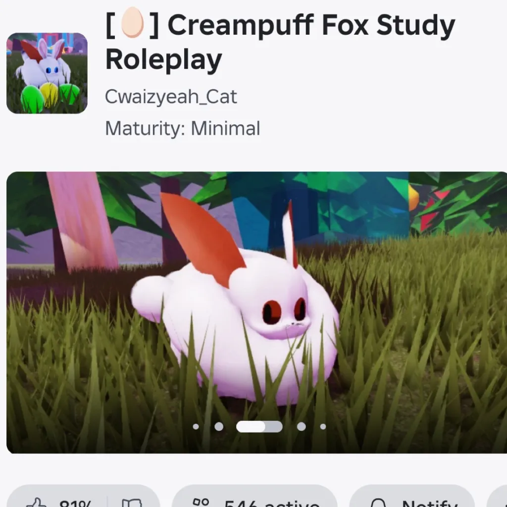 chat with ai character: Creamcuff game
