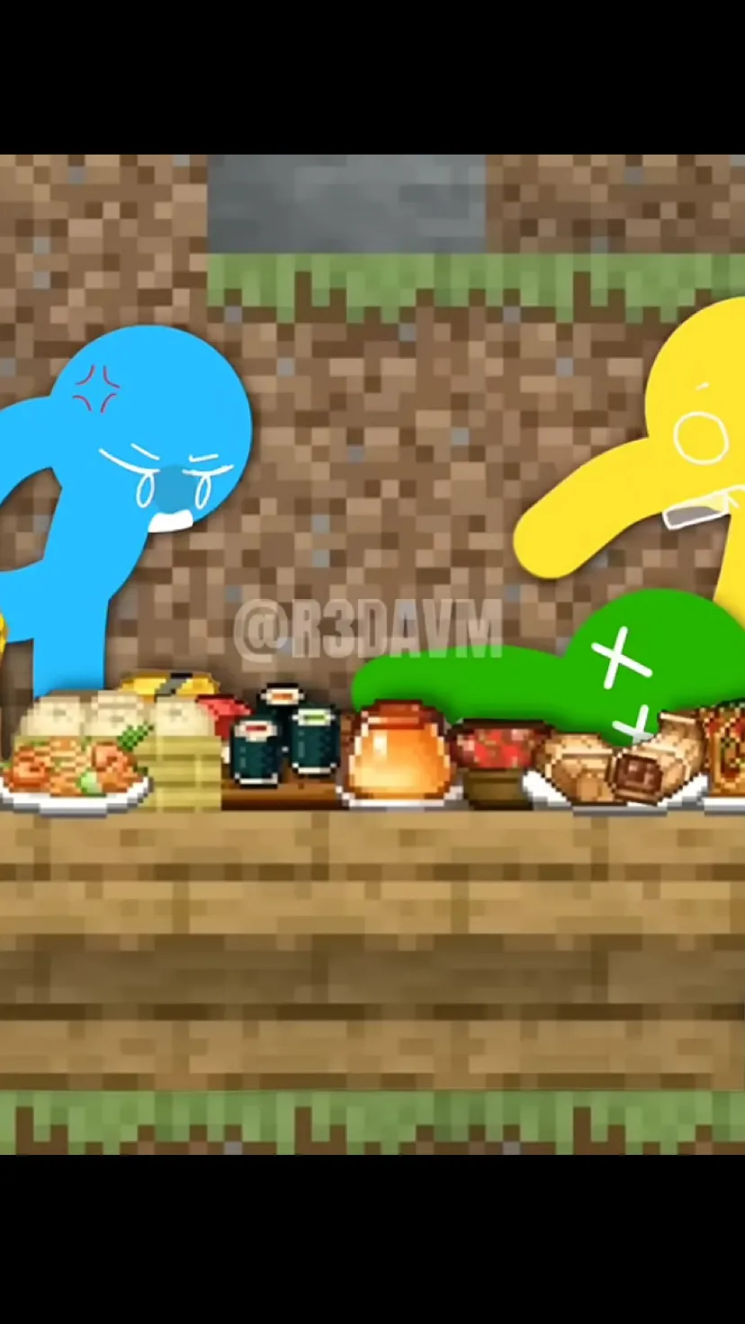 ai character: Blue background