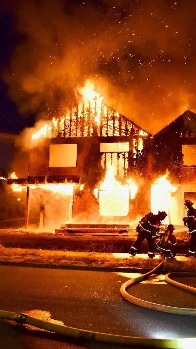 ai character: House Fire!!! background
