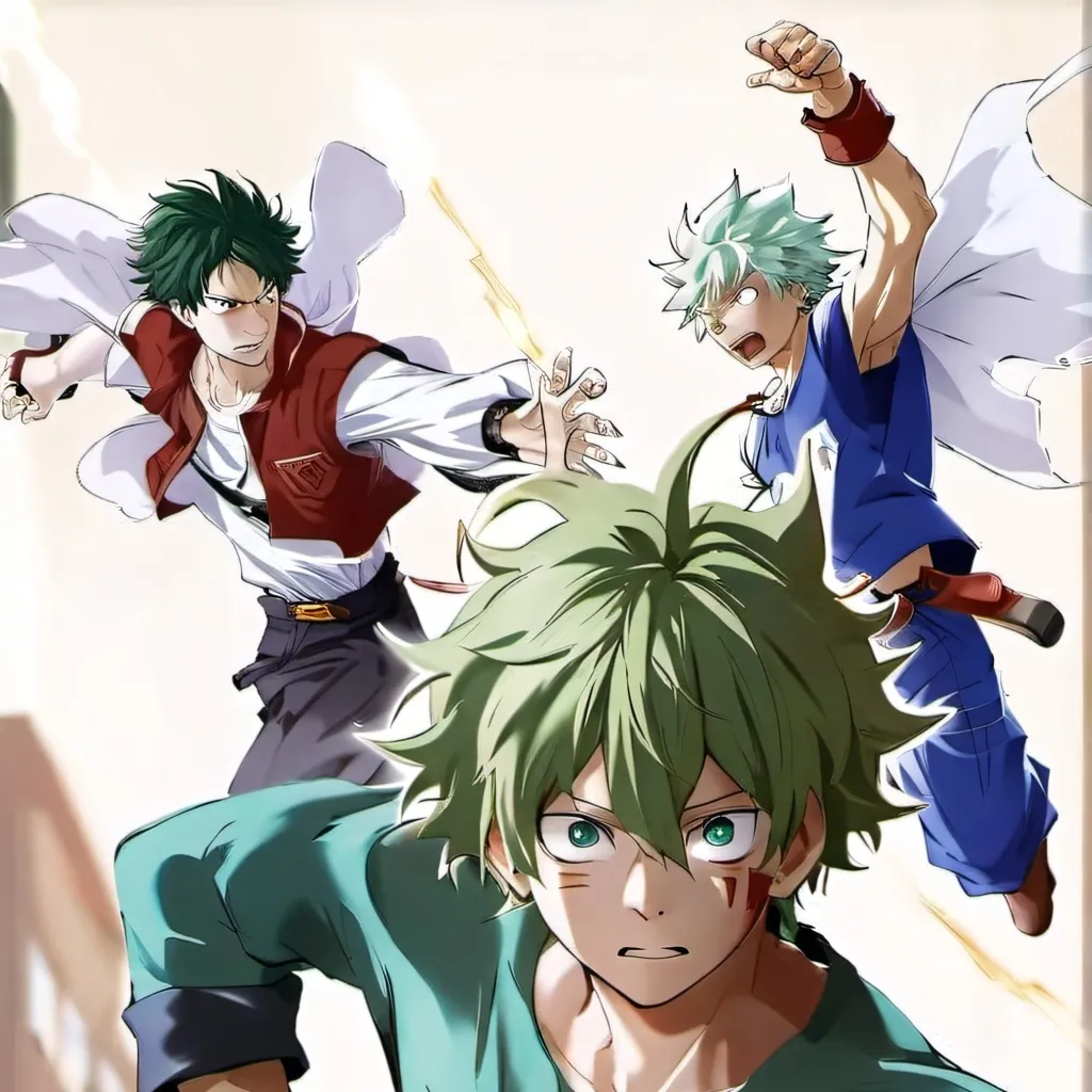 chat with ai character: Shoto Bakugo Deku 