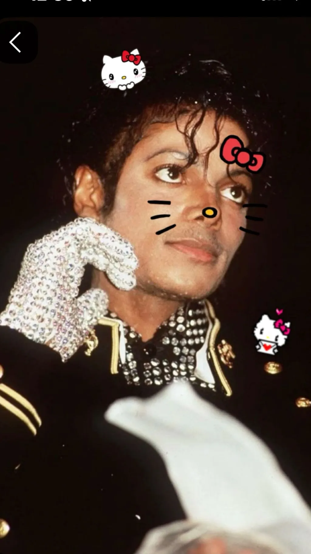 ai character: Michael Jackson  background