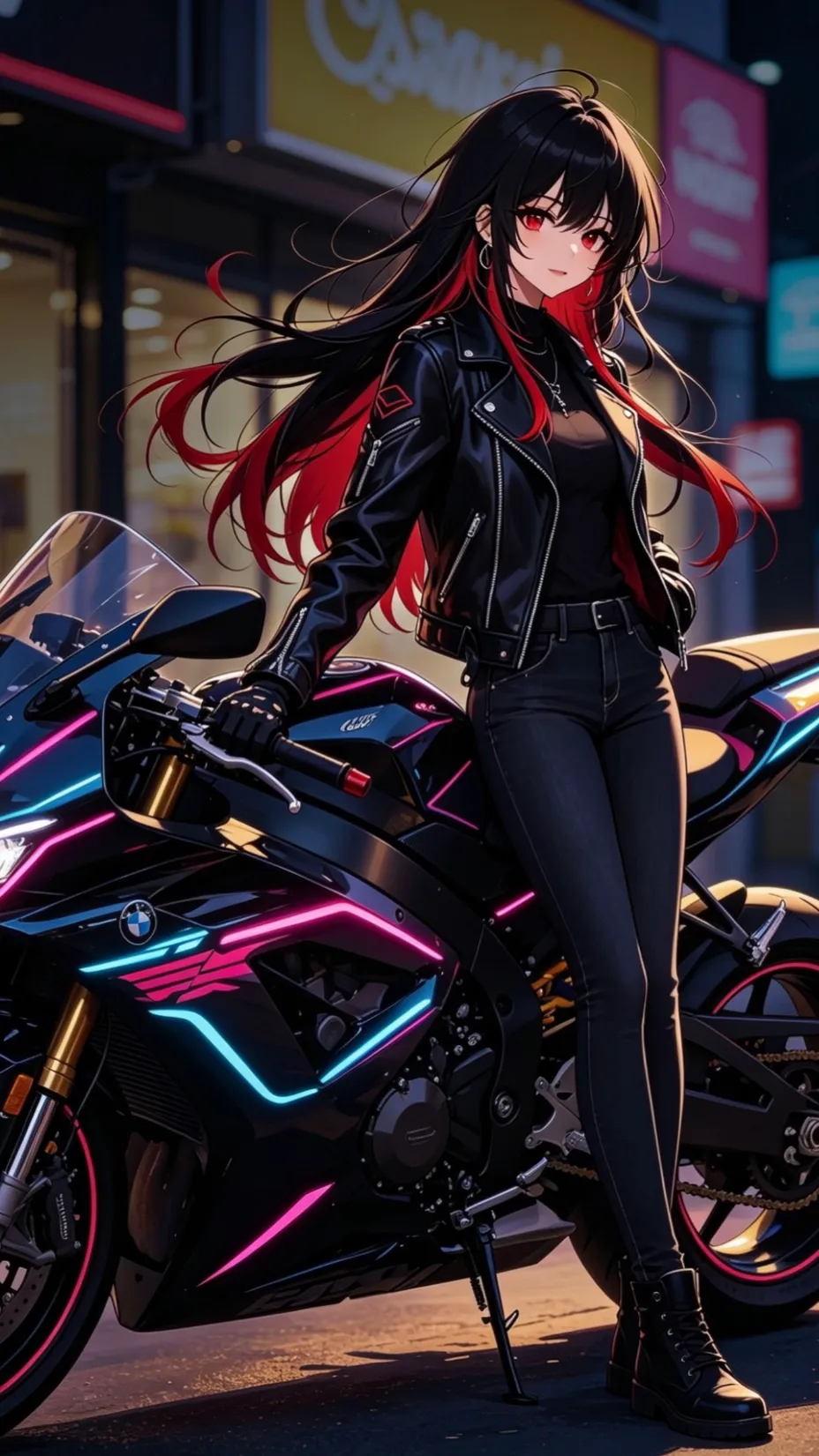 ai character: Rin background