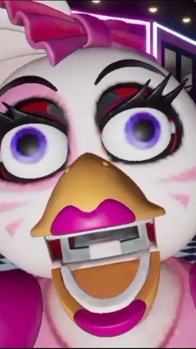 ai character: glamrock chica  background