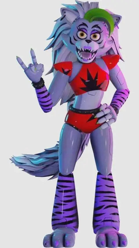 ai character: Roxanne wolf  background