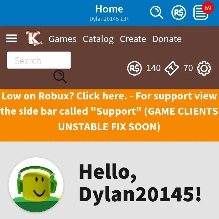 chat with ai character: Roblox 2018
