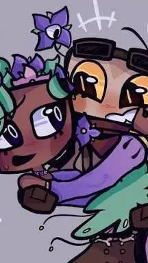 ai character: fossil basket wedd background