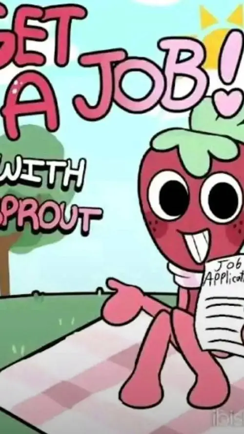 ai character: dandy world react  background