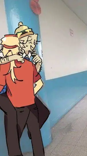 ai character: pizza burger btw background