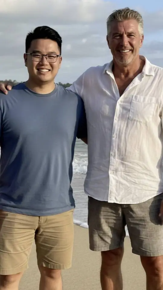 ai character: John and Yang background