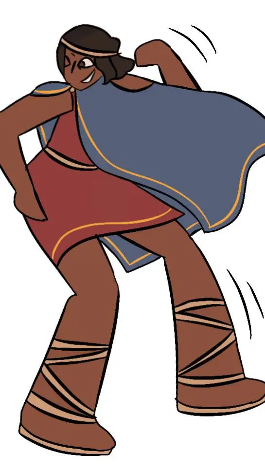 ai character: Leander  background