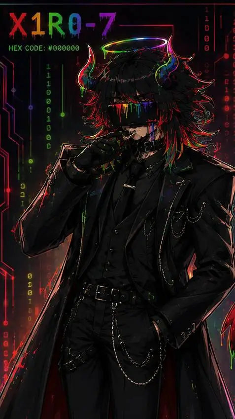 ai character: X1R0-7  background