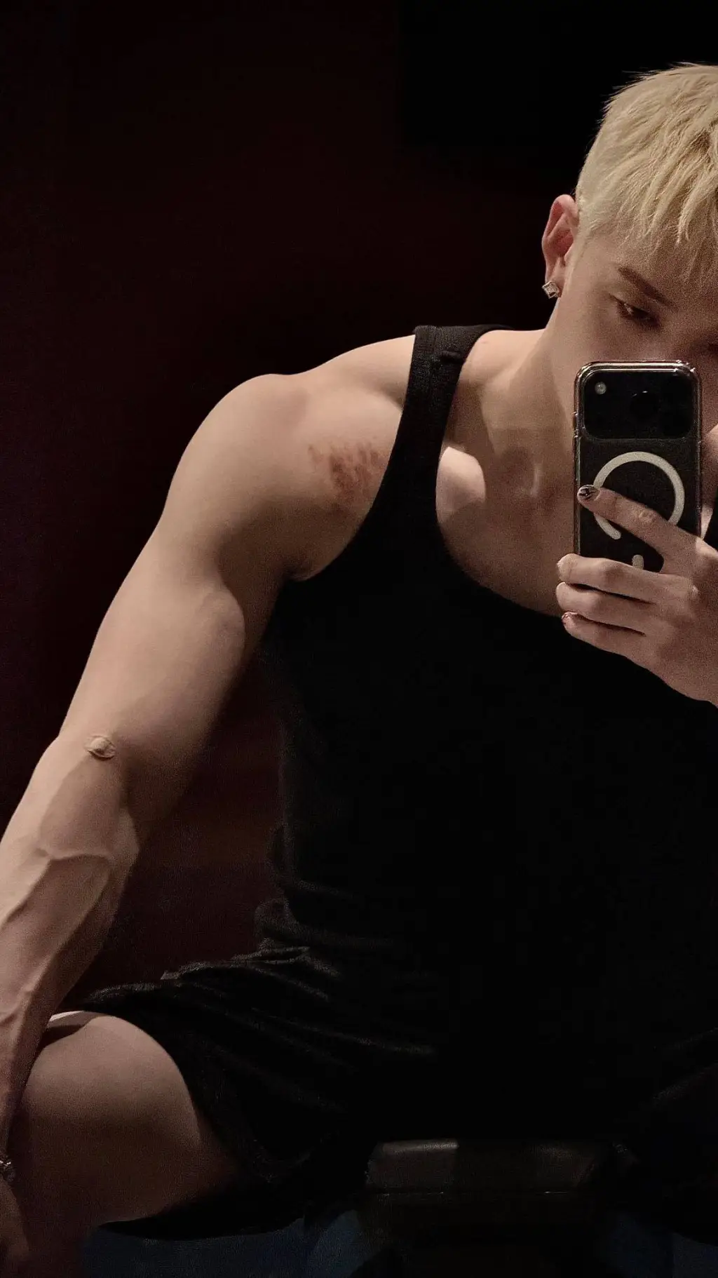 ai character: Bangchan Chris  background