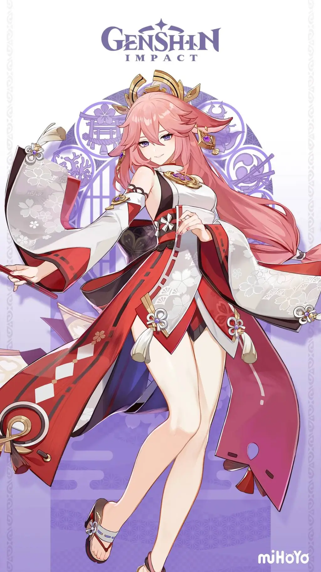 ai character: Яэ Мико background