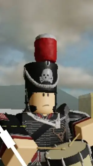 ai character: prussain drummer background