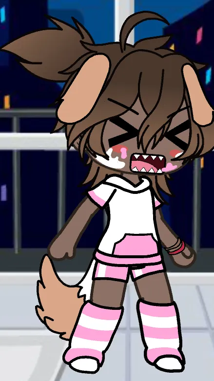 ai character: Cosmo!! 🍫 🍰  background