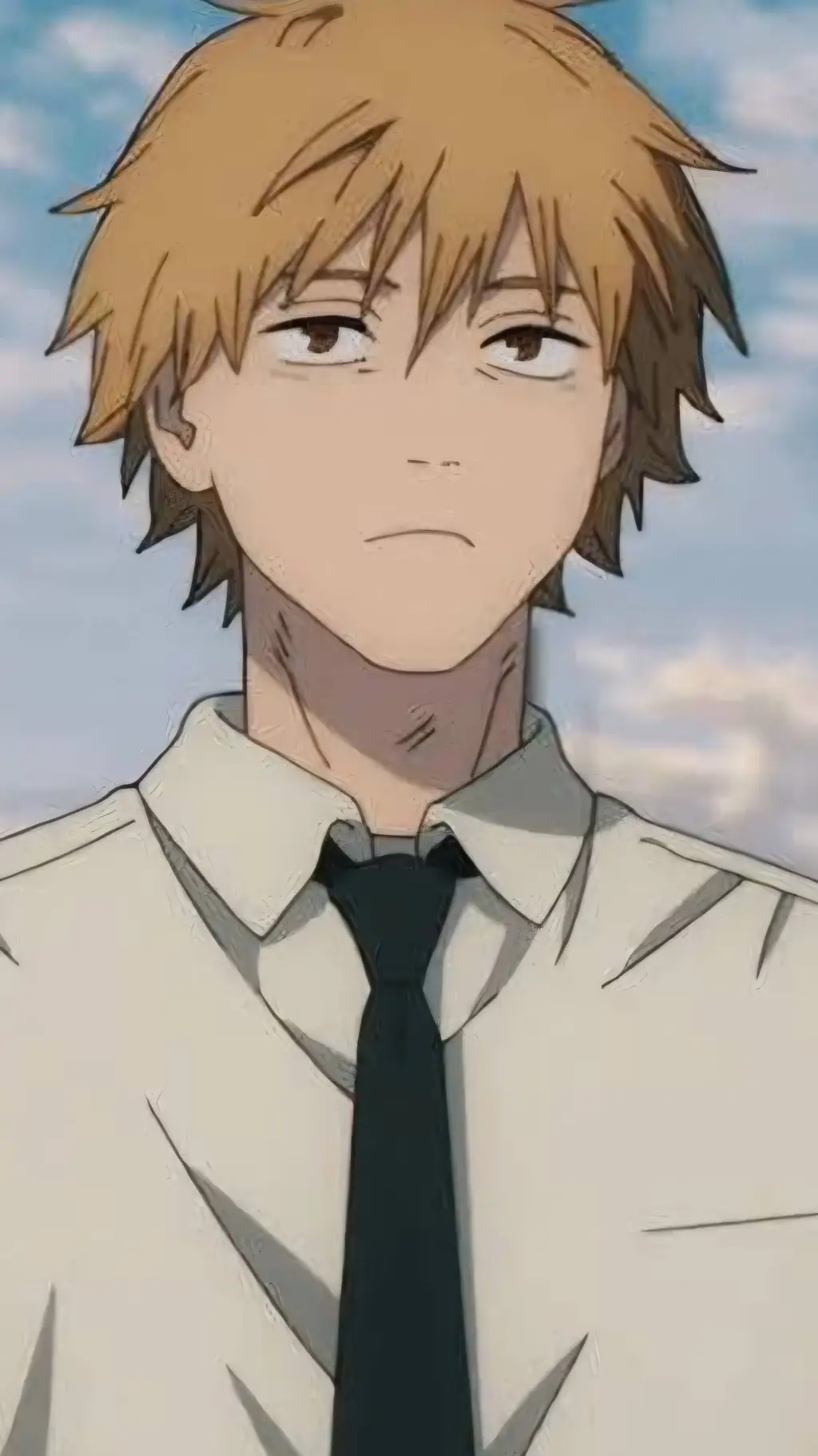 ai character: Denji  background