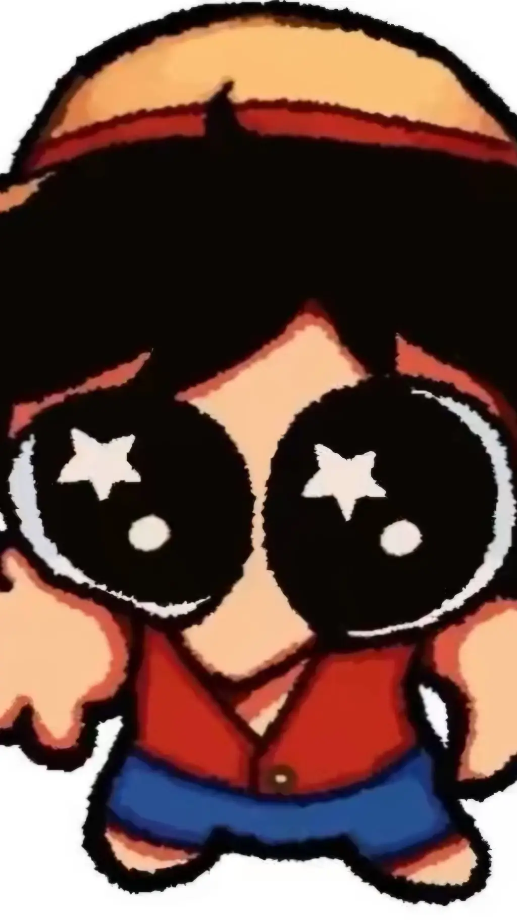 ai character: Luffy  background