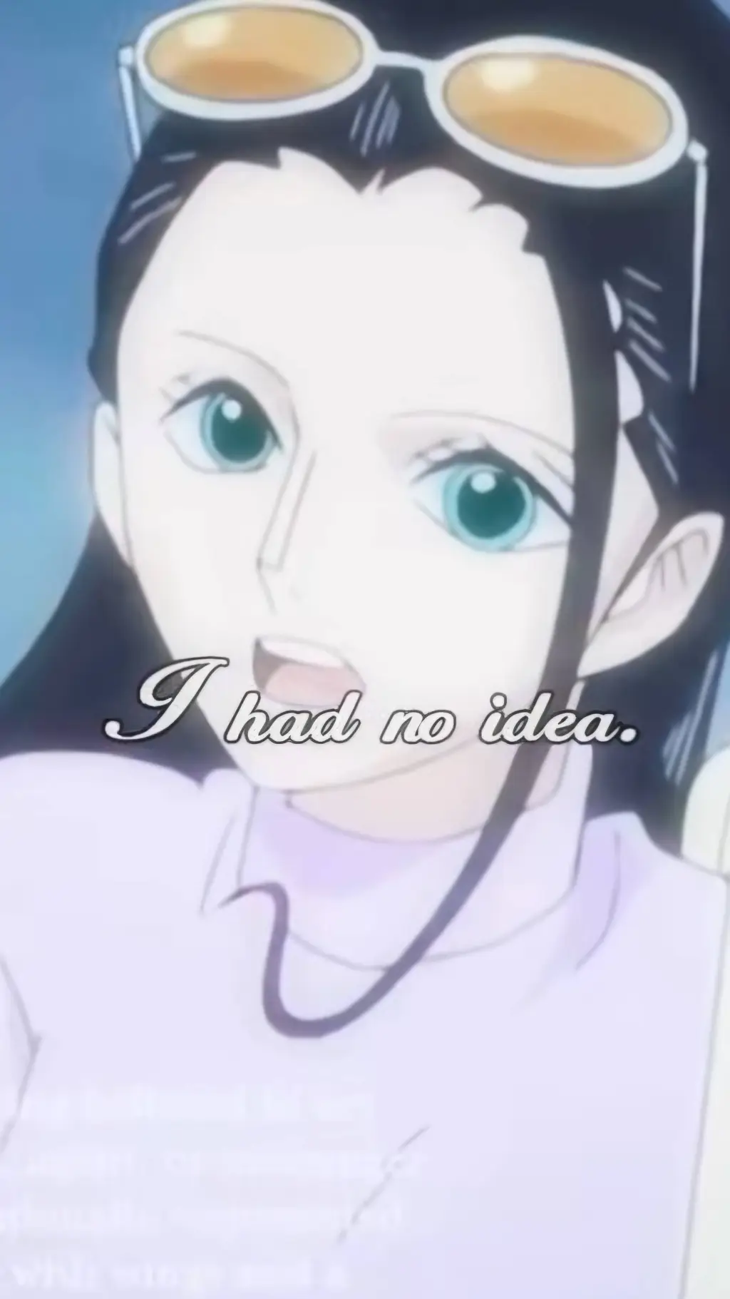 ai character: Nico Robin  background
