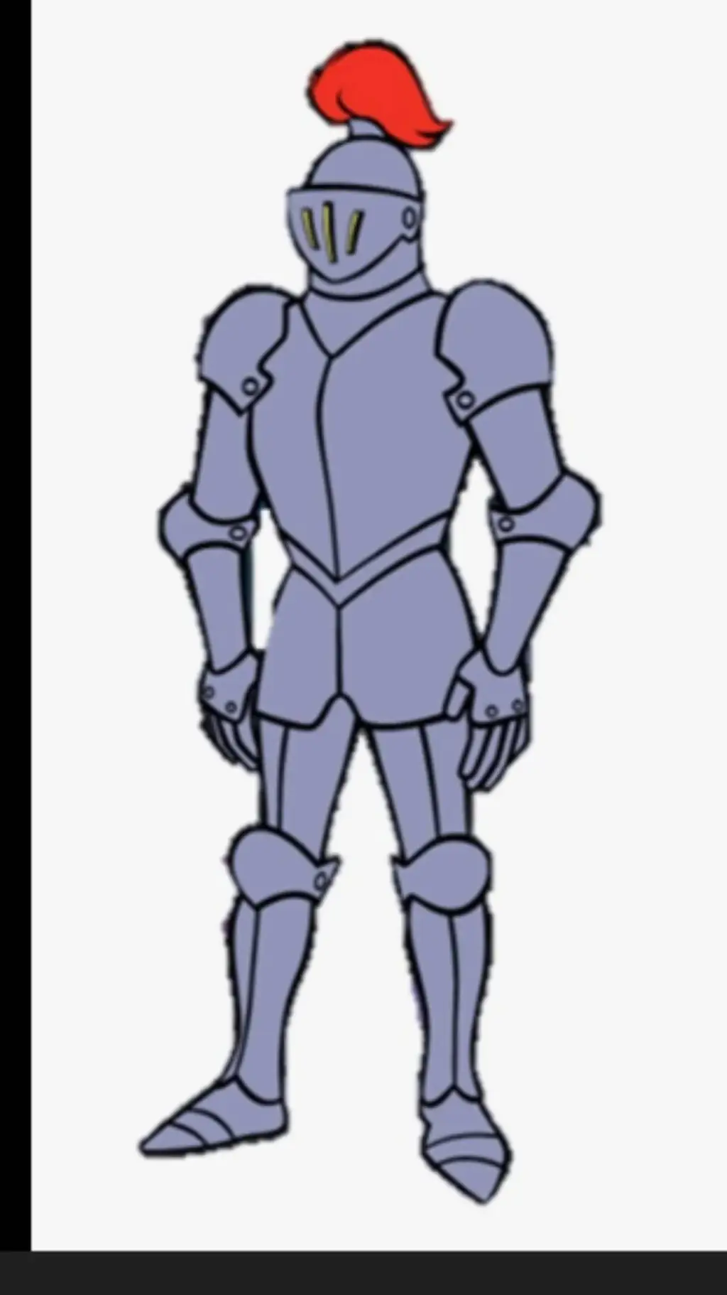 ai character: caballero negro  background