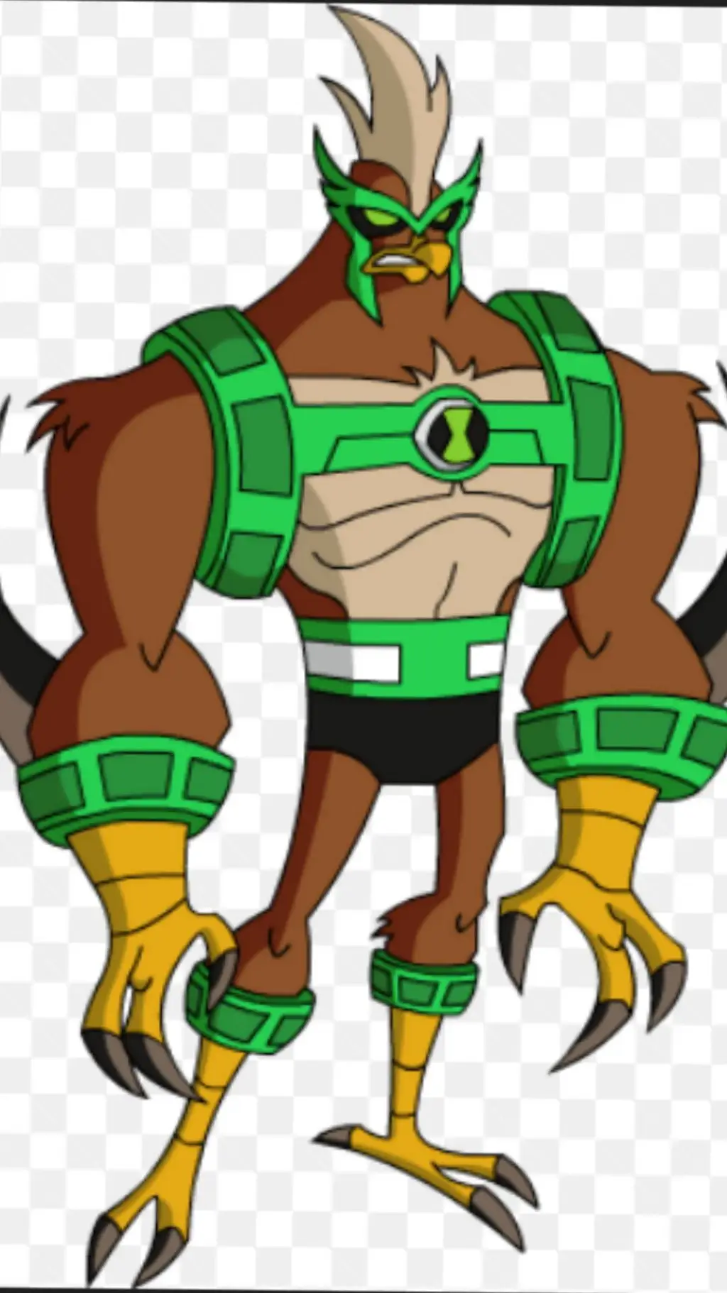 ai character: halcon background