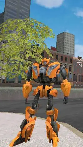 ai character: yellow background