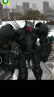 ai character: robot gragon background