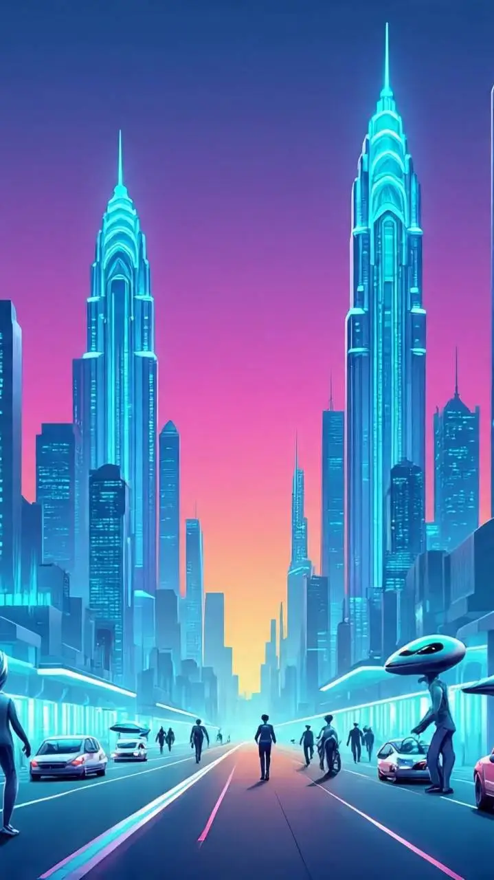 ai character: la salida background