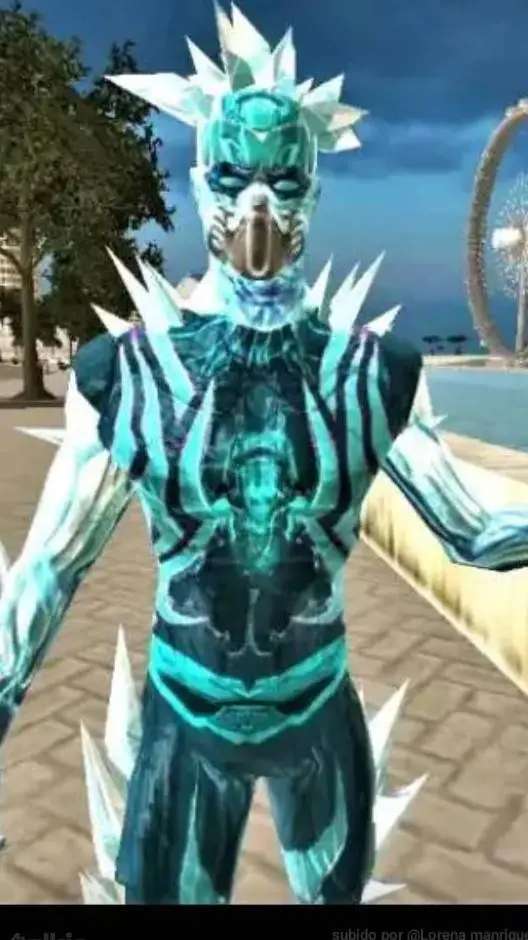 ai character: freezero background