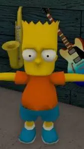 ai character: Bart Simpson background