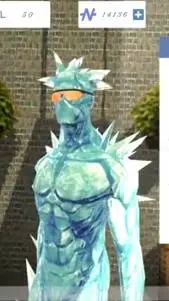 ai character: freezero  background