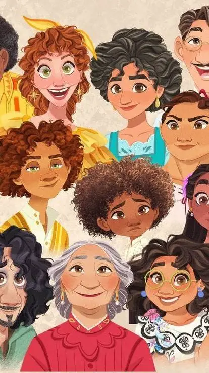 ai character: Encanto background
