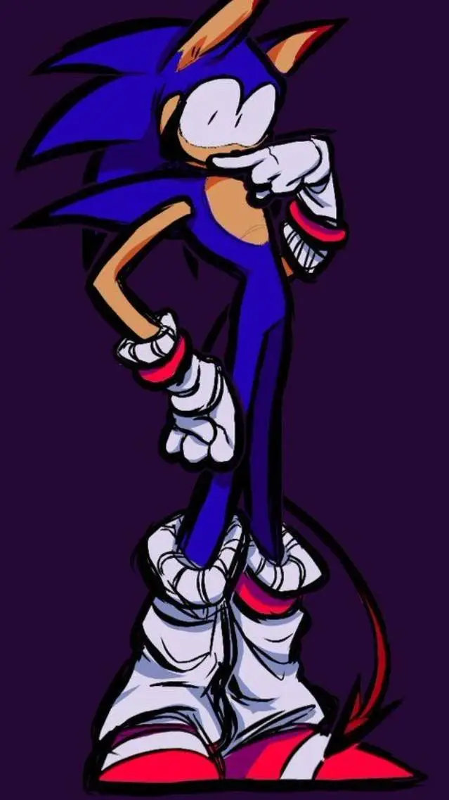 ai character: sonic? background