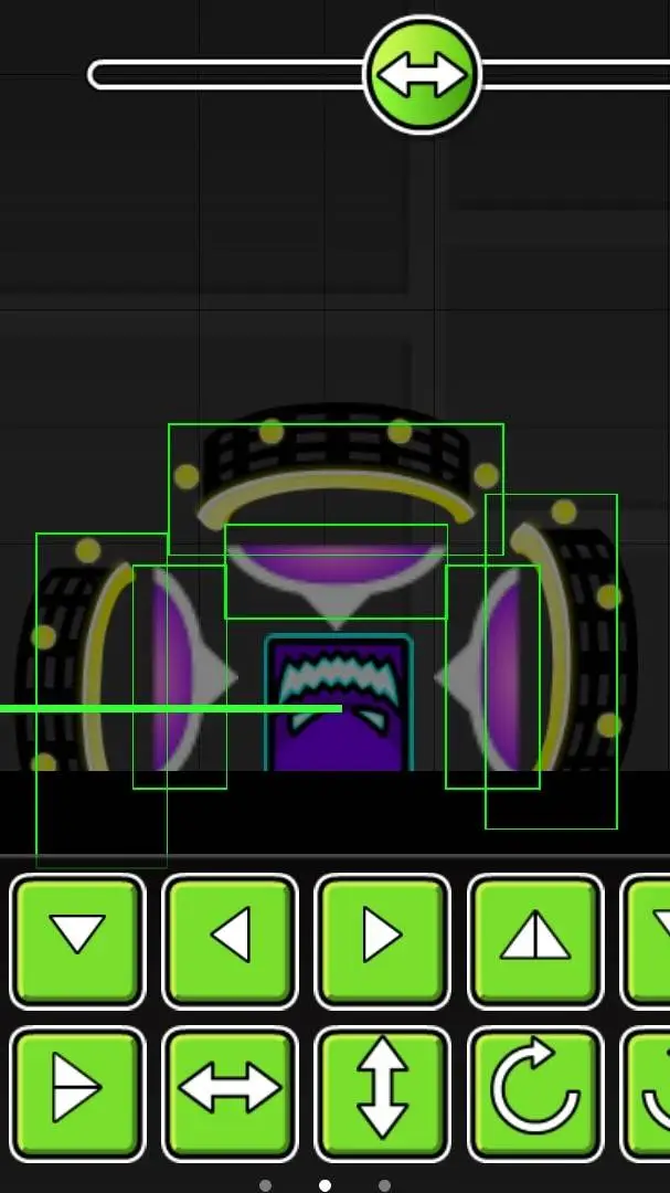 ai character: stuck cube background
