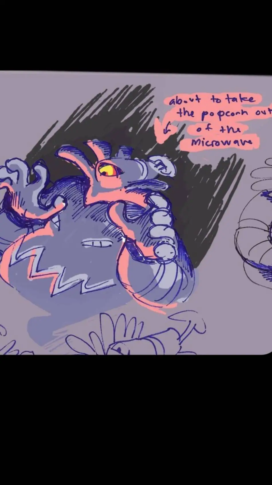 ai character: dusknoir  background