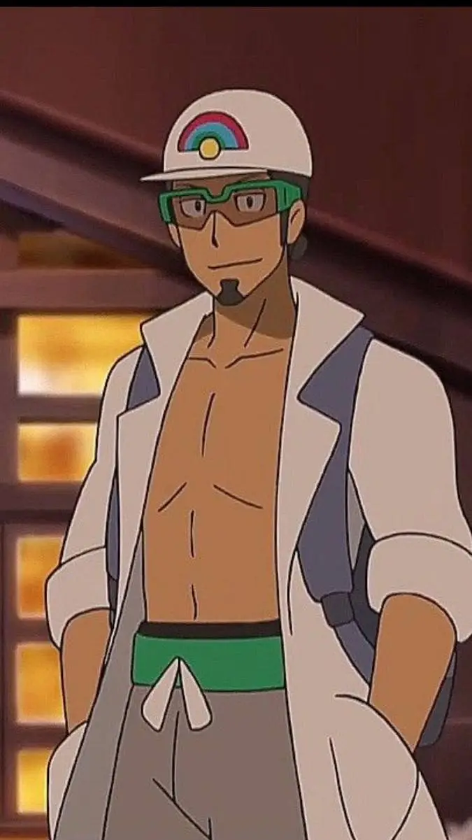 ai character: Professor Kukui  background