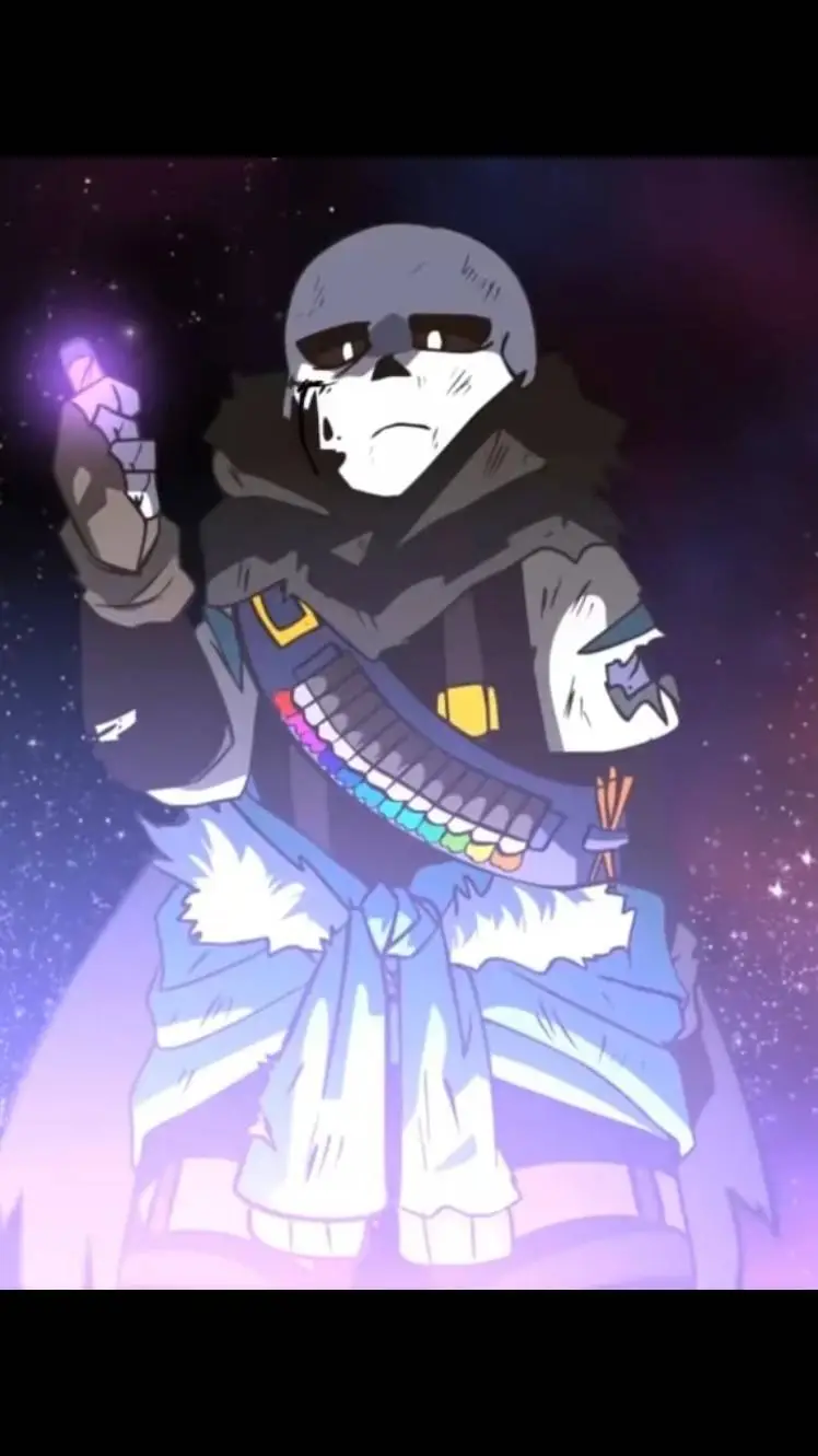 ai character: ink sans background