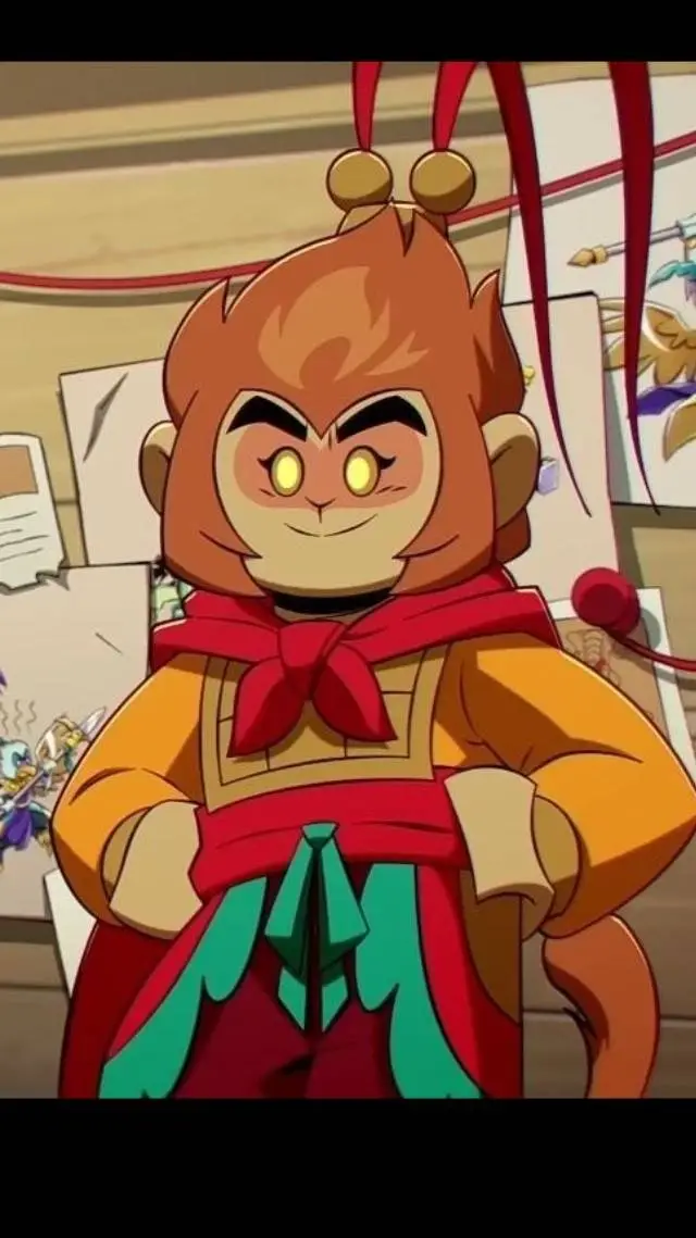 ai character: sun wukong  background