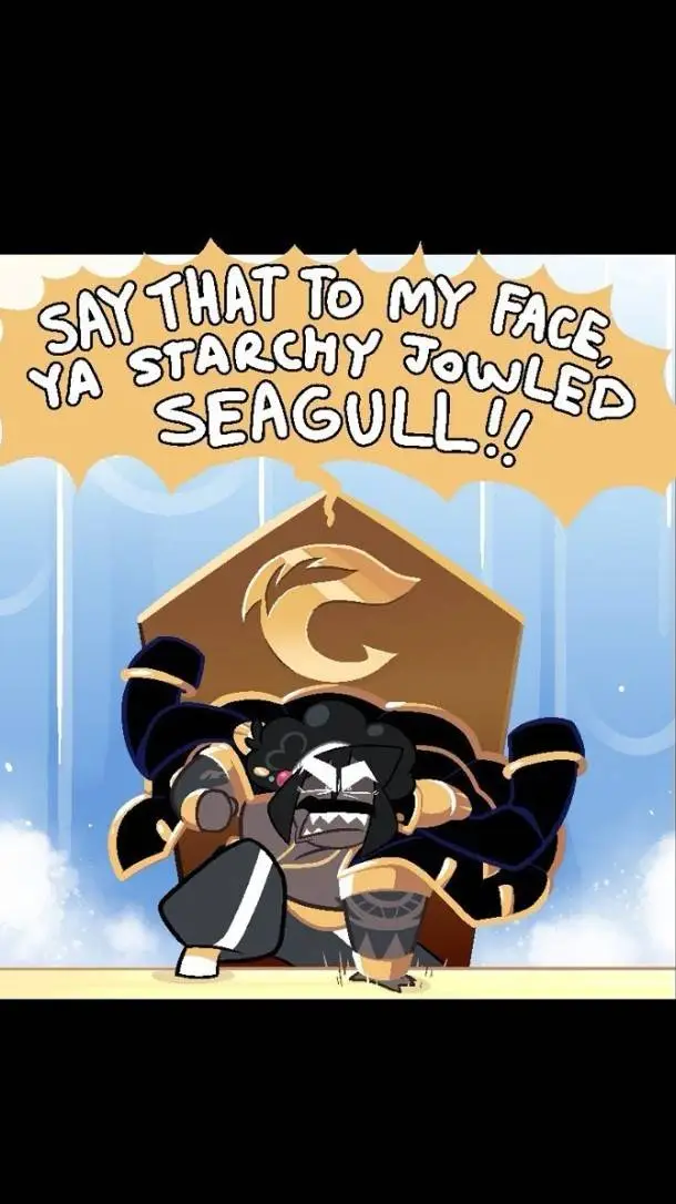 ai character: Captain caviar  background