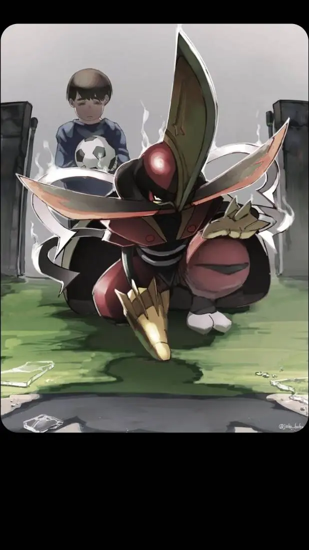 ai character: kingambit dad background
