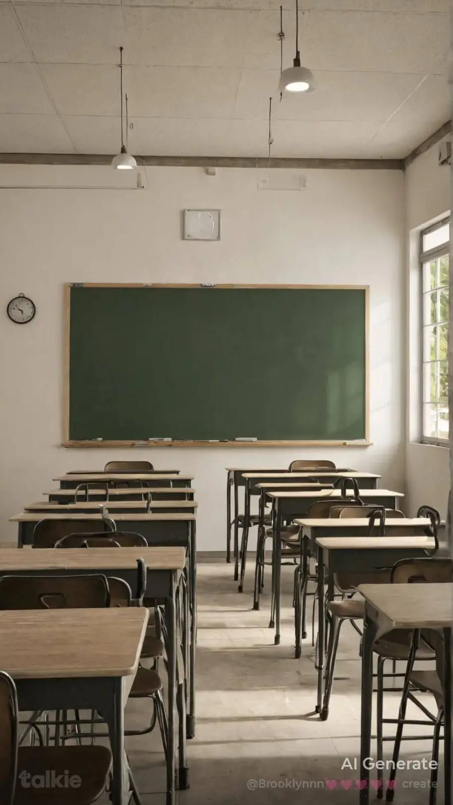 ai character: Classroom  background