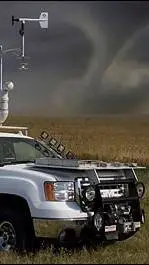 ai character: Tim Samaras truck  background