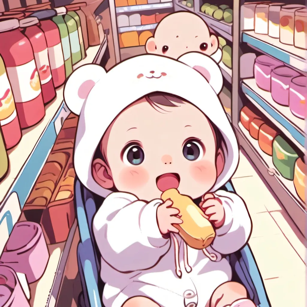 chat with ai character: Baby super market