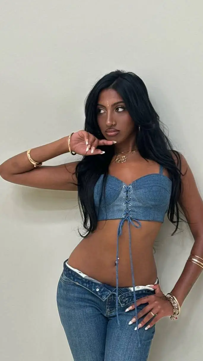 ai character: Lara Raj (KATSEYE) background