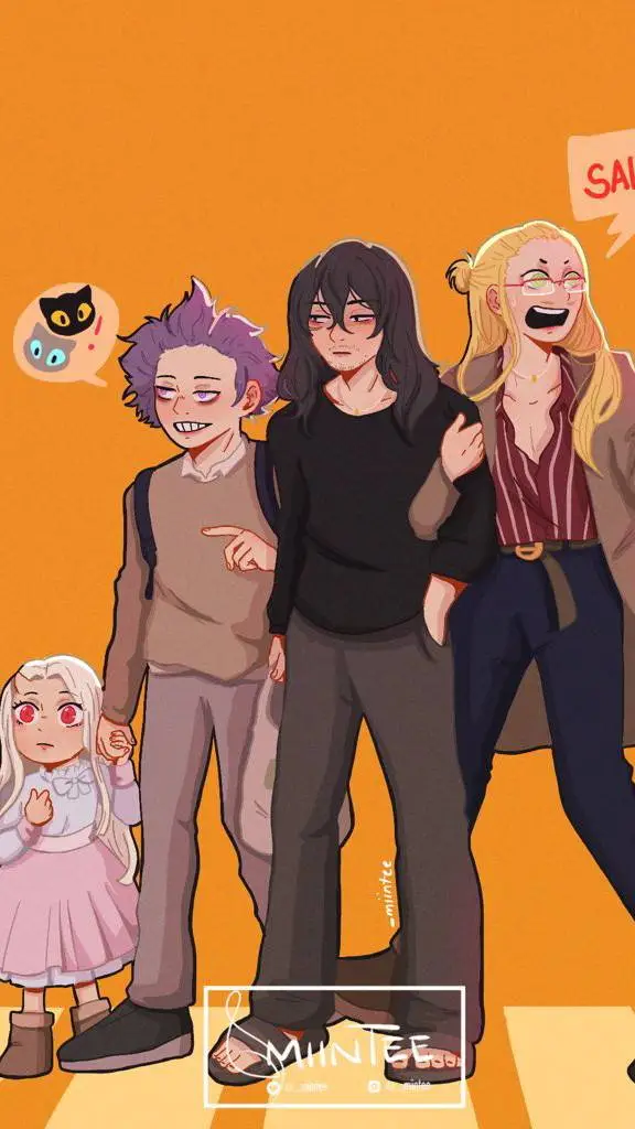 ai character: ERASERMIC Family background