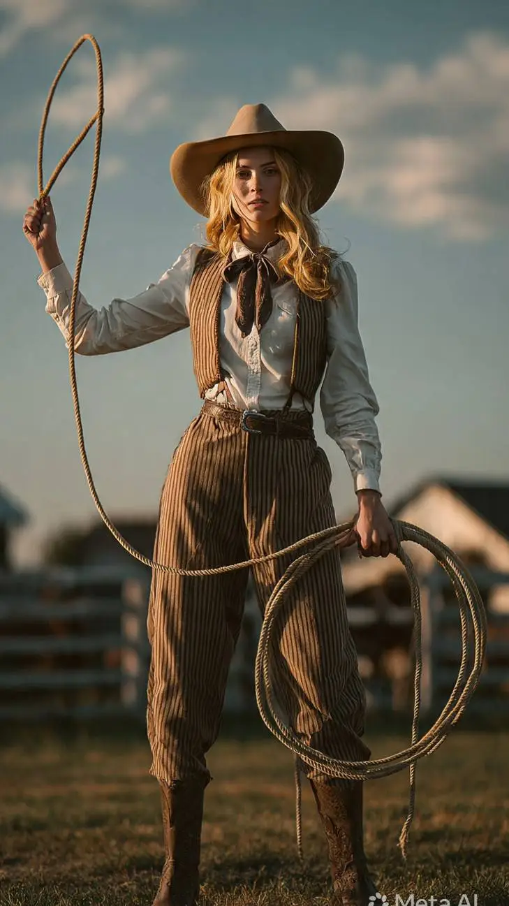ai character: Sheriff girl background