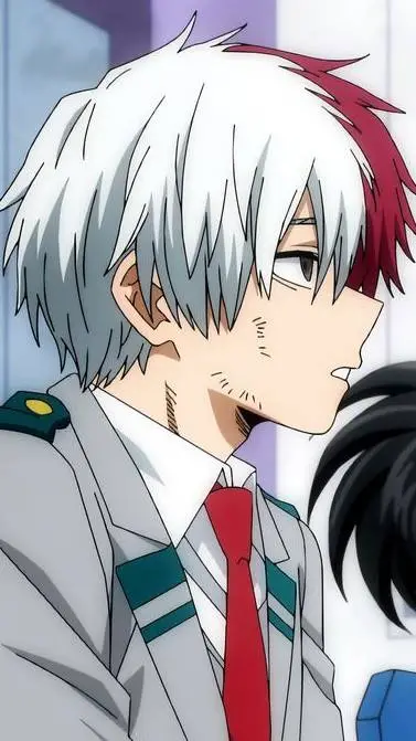 ai character: Shoto Todoroki background