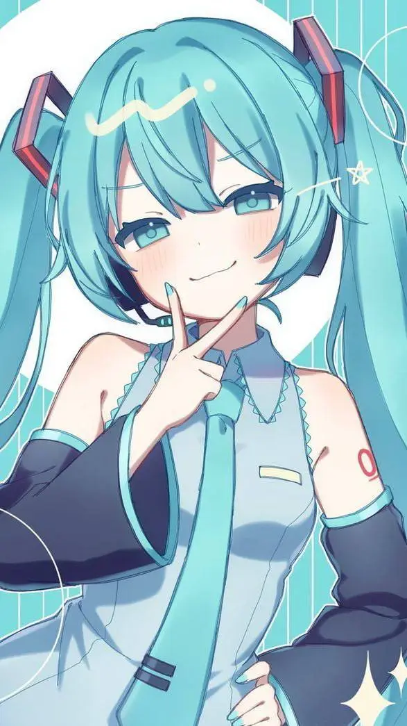ai character: Miku  background