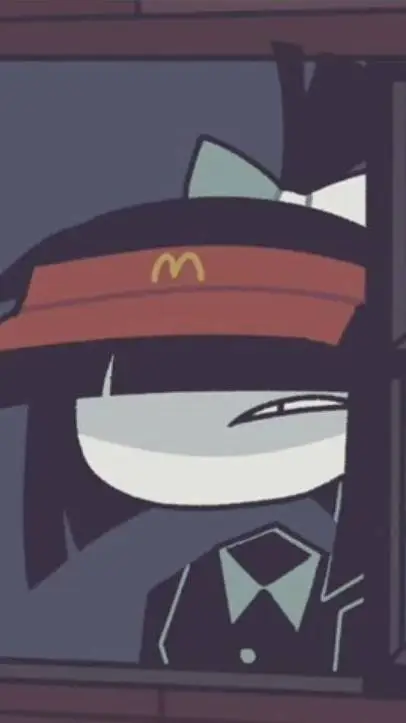 ai character: FPE at McDonald's  background