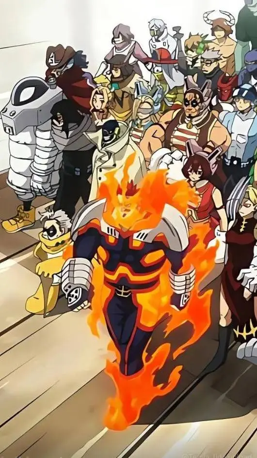 ai character: MHA Pro heroes background